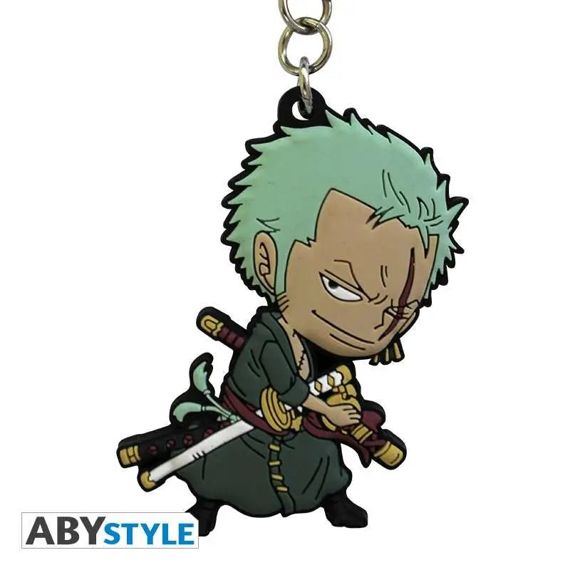 Llavero PVC Abystyle One Piece Zoro Super Deformed