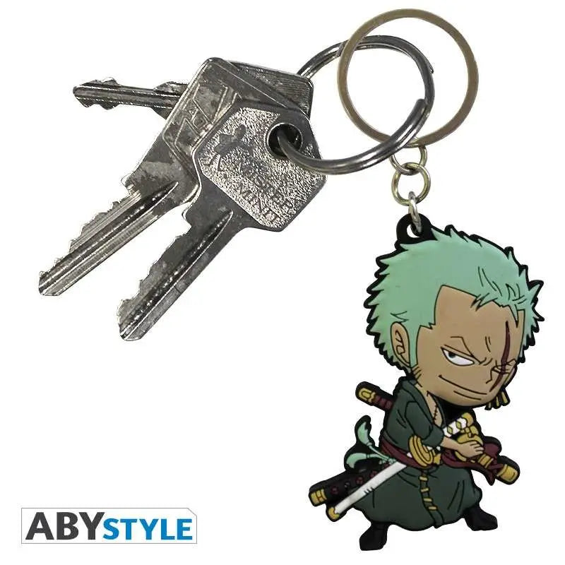 Llavero PVC Abystyle One Piece Zoro Super Deformed