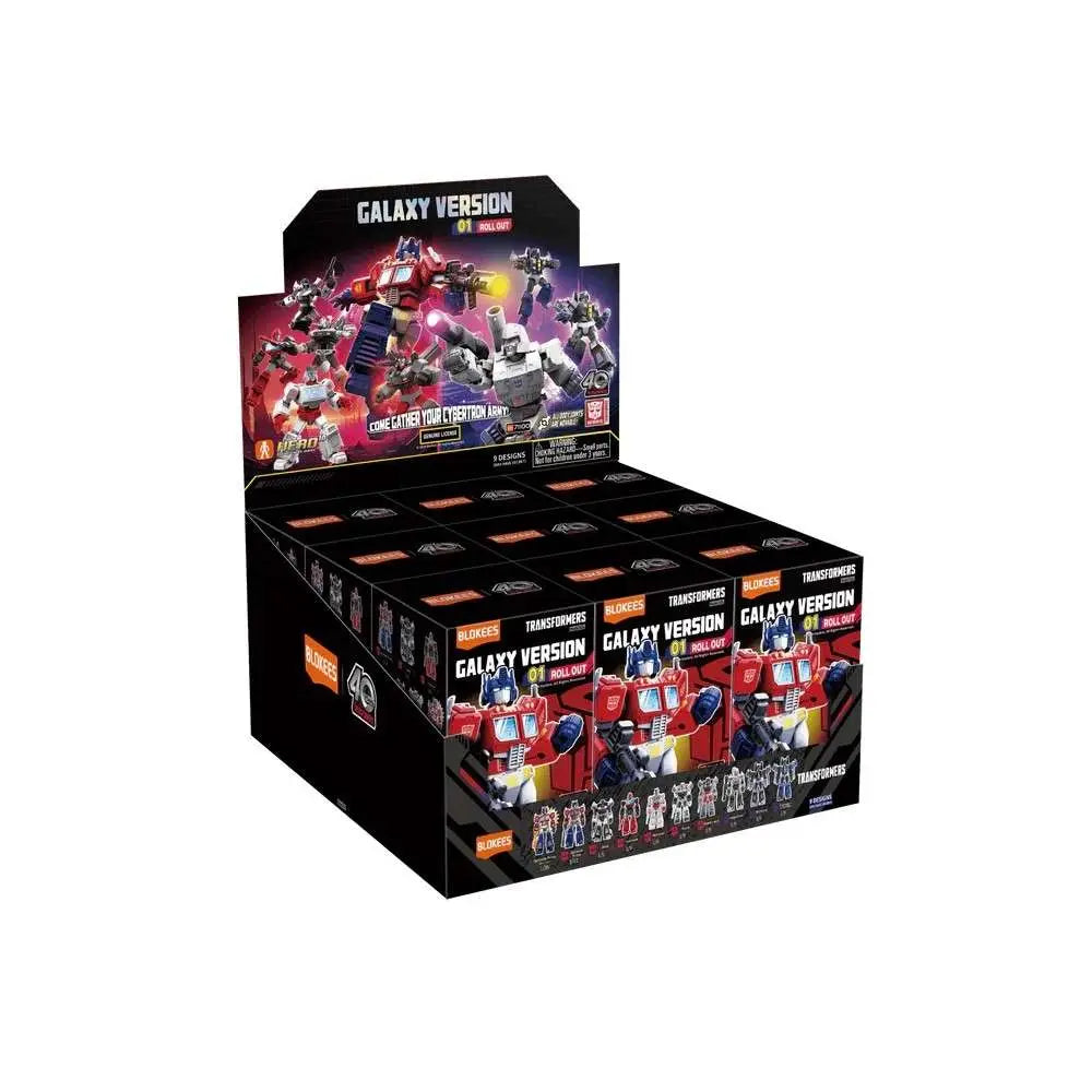 TRANSFORMERS ROLL OUT GALAXY VERSION 01 MODEL KIT BLIND Caixa SET (9)