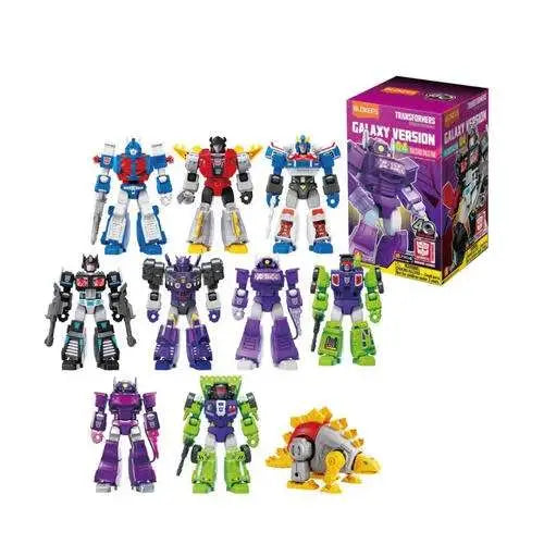 TRANSFORMERS FRACTURED SPACE TIME GALAXY VERSION 04 MODEL KIT BLIND Caja SET (9)