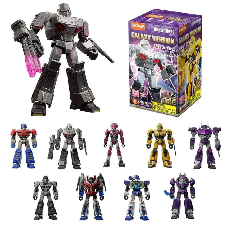 TRANSFORMERS ONE WAVE 2 GALAXY VERSION 07 MODEL KIT BLIND Caixa SET (9)