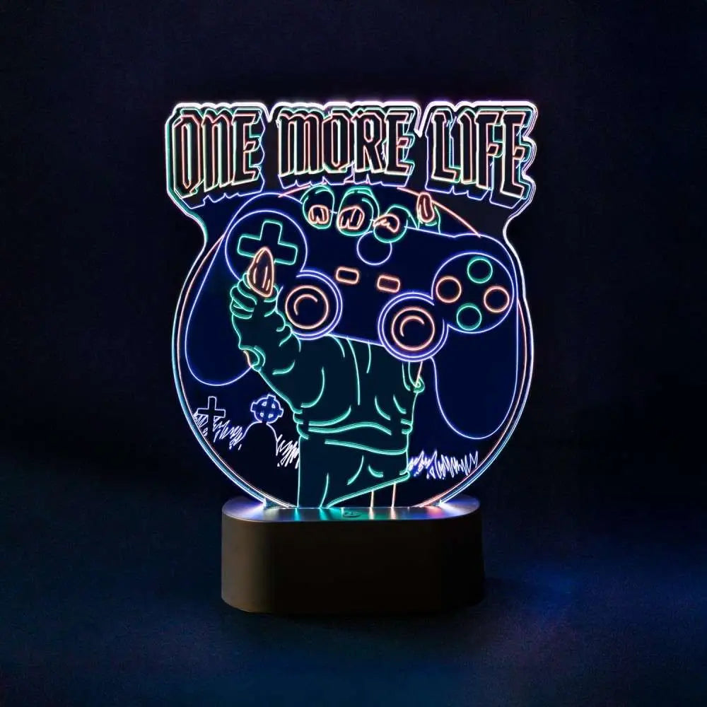 GAMERATION ONE MORE LIFE DESK LED Lámpara