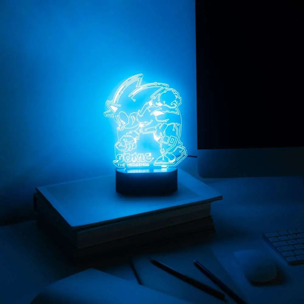 SONIC SPEED CIRCUIT DESK LED Lámpara Frikytopia