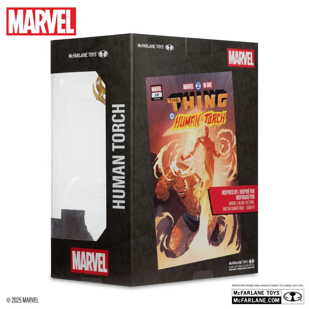 Marvel Collection Estatua PVC 1/6 Human Torch (Marvel 2 in 1 #10) 29 cm