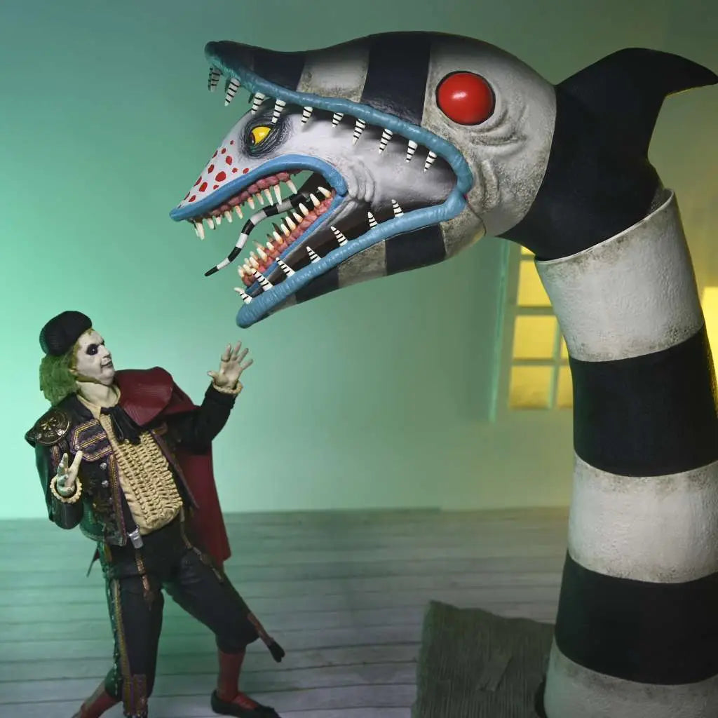 Beetlejuice Beetlejuice Pack de 2 Figuras Ultimate "Matador" Beetlejuice and Sandworm 18 cm