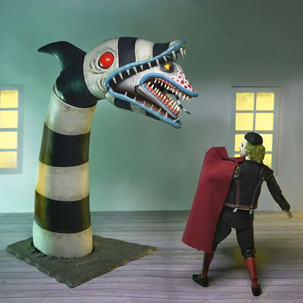 Beetlejuice Beetlejuice Pack de 2 Figuras Ultimate "Matador" Beetlejuice and Sandworm 18 cm