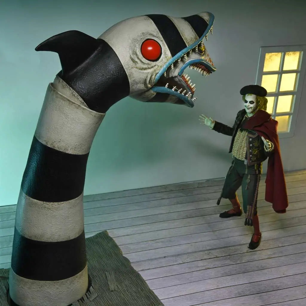 Beetlejuice Beetlejuice Pack de 2 Figuras Ultimate "Matador" Beetlejuice and Sandworm 18 cm