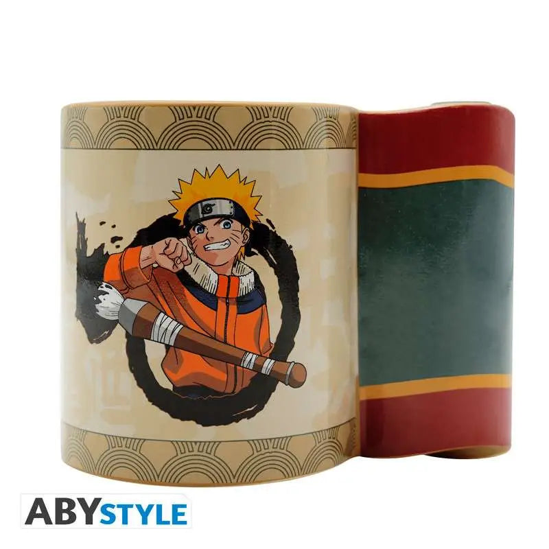 NARUTO SHIPPUDEN NARUTO SCROLL 3D HANDLE Taza