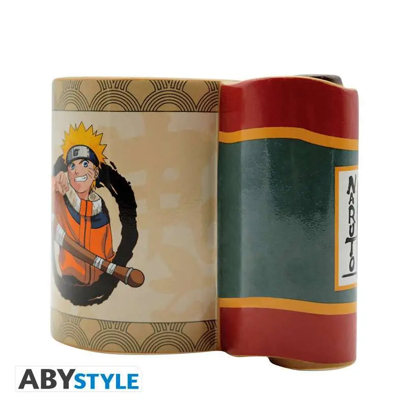 NARUTO SHIPPUDEN NARUTO SCROLL 3D HANDLE Taza