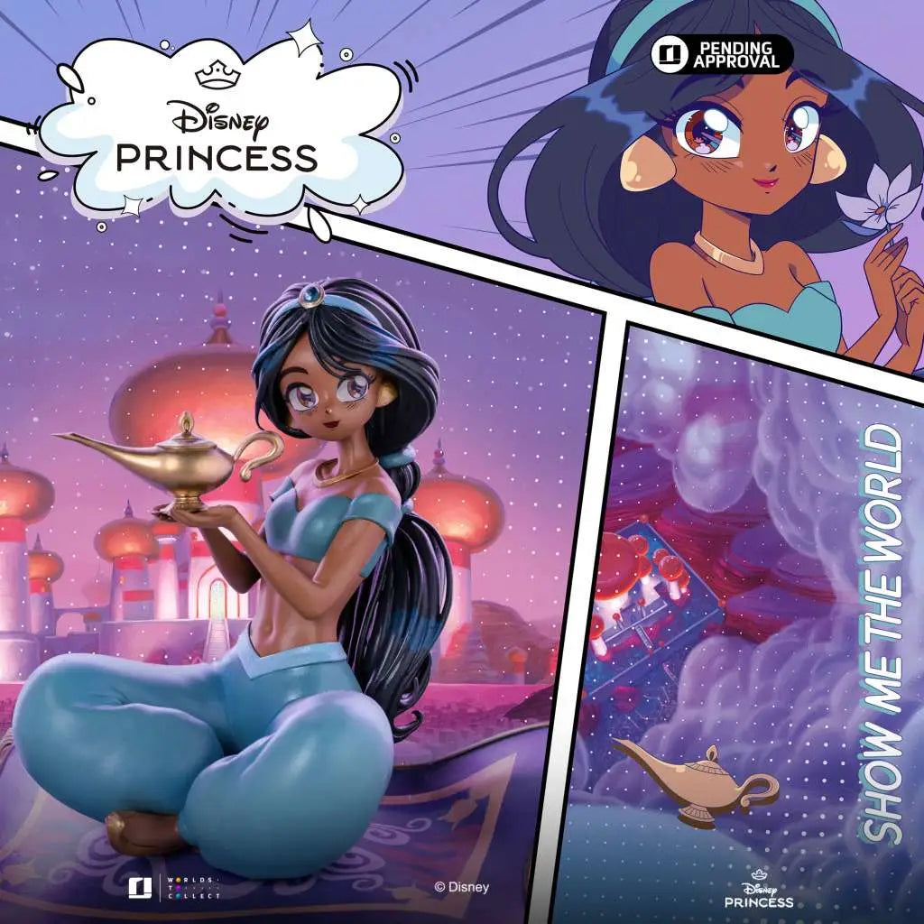 Disney Estatua Anime Princess Scale Jasmine 15 cm