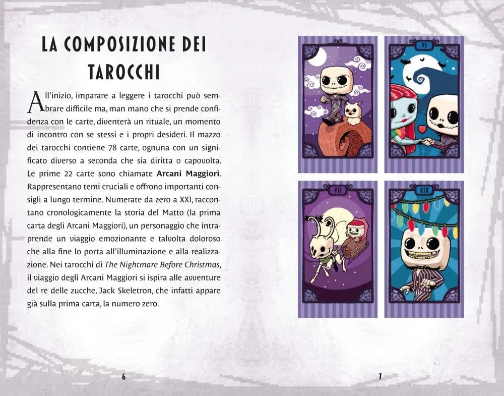 THE NIGHTMARE BEFORE CHRISTMAS FUNKO POP EDITION TAROCCHI Caja SET