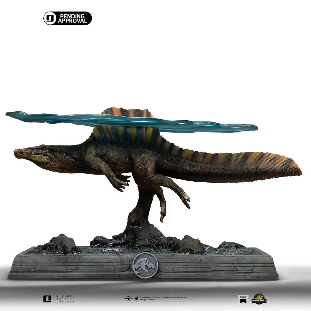 Jurassic World Icons Estatua Spinosaurus 18 cm