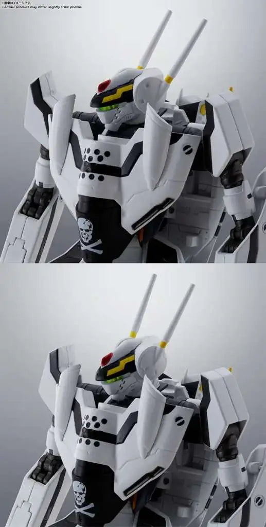 Macross Figura Hi-Metal R Chogokin VF-0S Phoenix (Roy Focker Use) & QF-2200D-B Ghost Set 14 cm