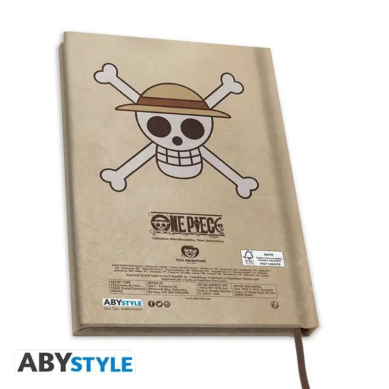 ONE PIECE WANTED LUFFY WANO Libreta A5