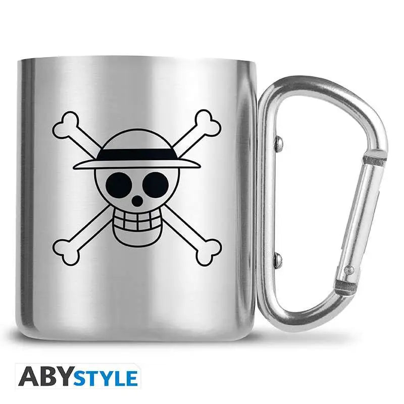 ONE PIECE LUFFY & SKULL Taza CARABINER