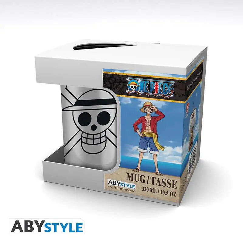 ONE PIECE LUFFY & SKULL Taza CARABINER