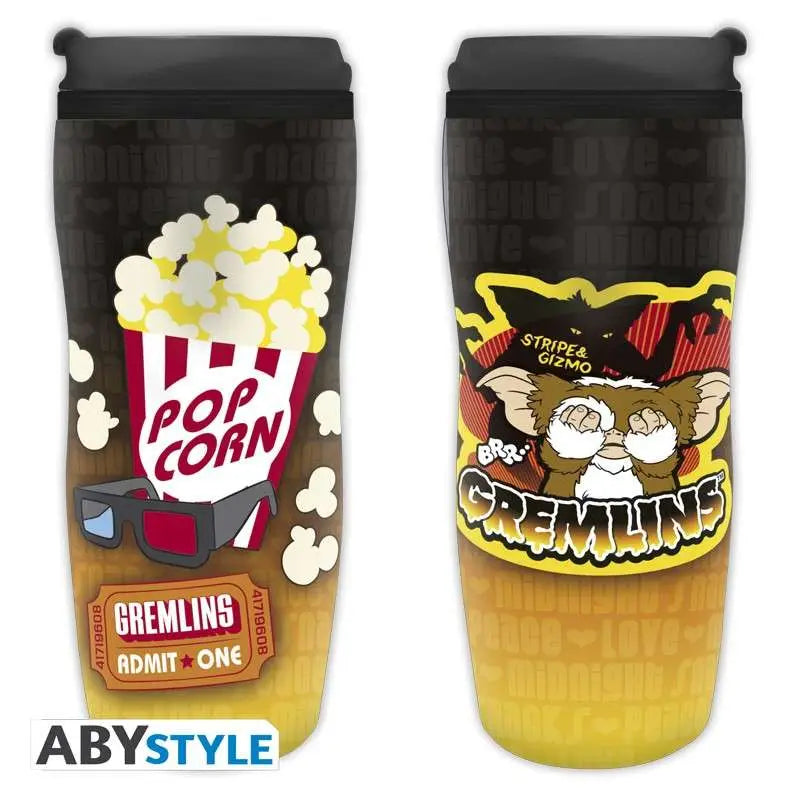 GREMLINS GIZMO POP CORN TRAVEL Taza Frikytopia