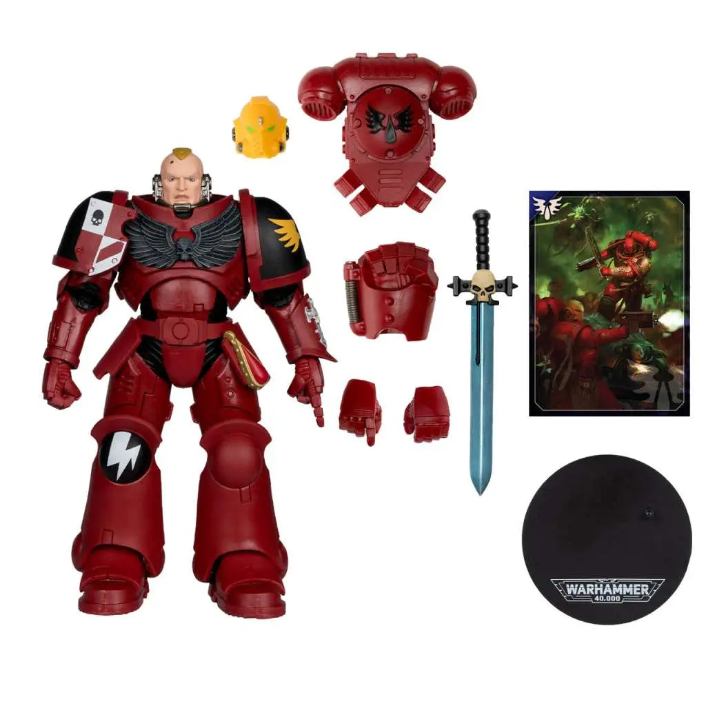 Warhammer 40,000 Figura Assault Intercessor Sergeant (Blood Angel) 18 cm