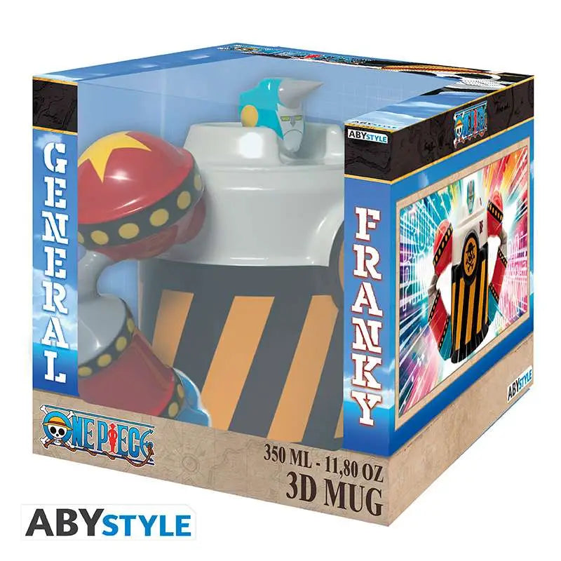 ONE PIECE FRANKY IRON PIRATE SHOGUN 3D Taza