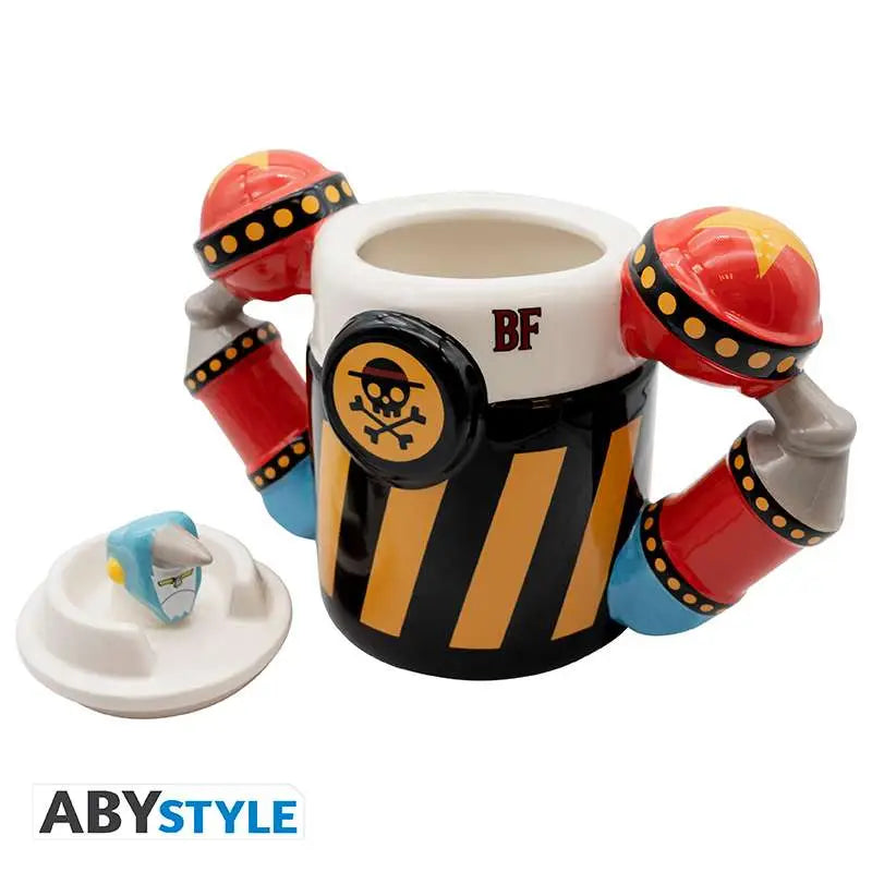 ONE PIECE FRANKY IRON PIRATE SHOGUN 3D Taza
