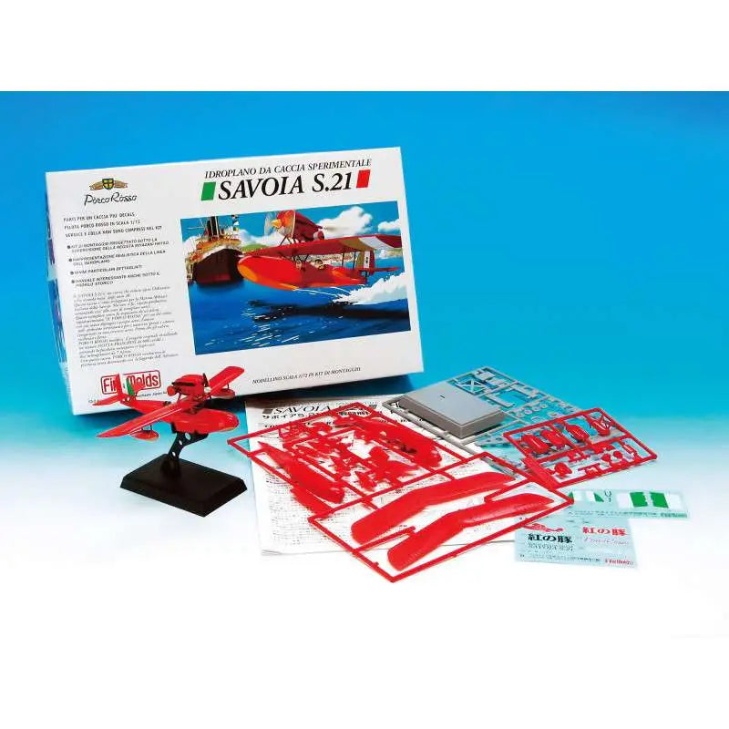 Porco Rosso Kit de modelo 1/72 Savoia S.21 Seaplane Prototype