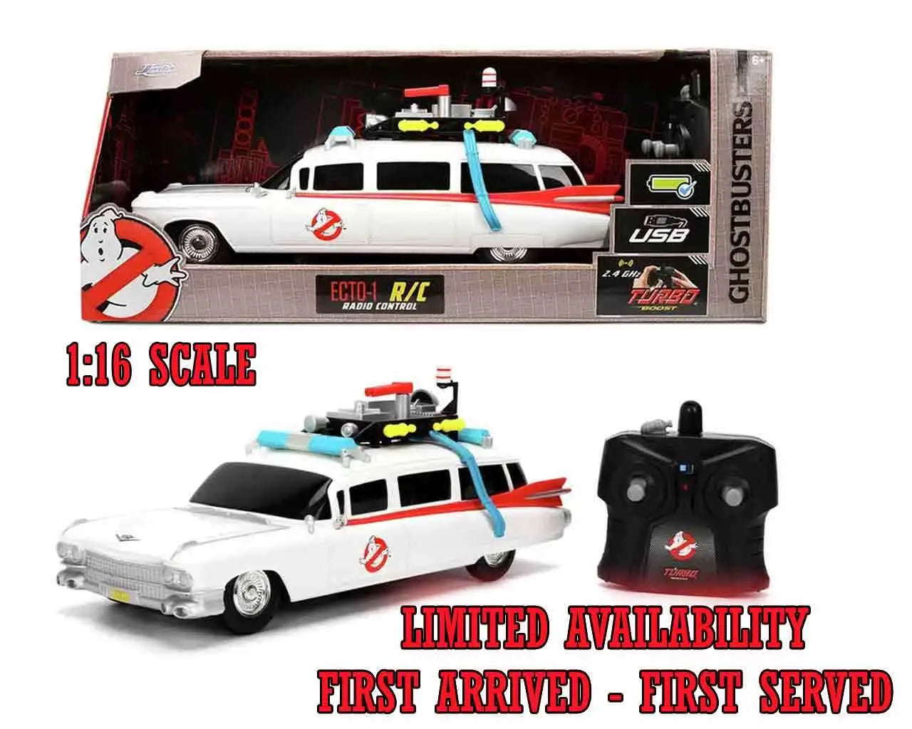 Coche radio control Ecto Cazafantasmas