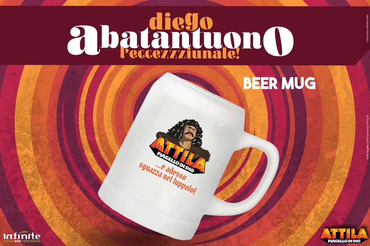 DIEGO ABATANTUONO ATTILA EXCLUSIVE BEER Taza Frikytopia