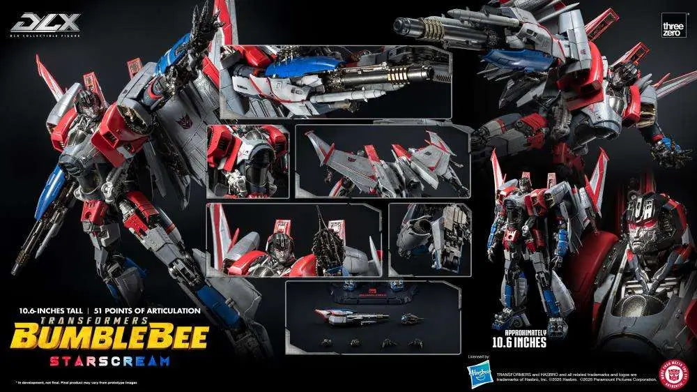 TRANSFORMERS BUMBLEBEE DLX STARSCREAM ACTION Figura Frikytopia