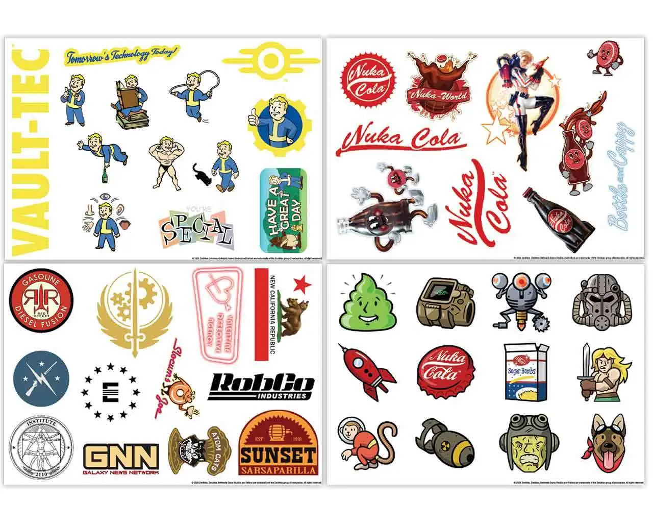Fallout Pegatina Tech