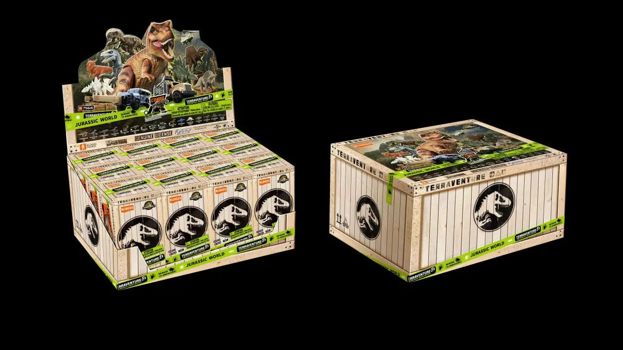 JURASSIC WORLD SURPRISE EGG TERRAVENTURE TS01 BLIND Caja MODEL KIT (12)