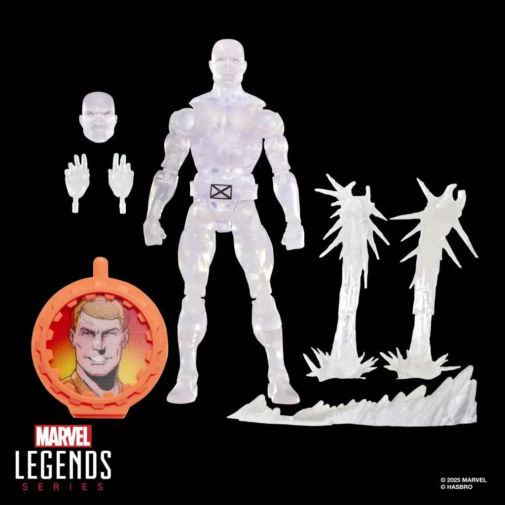Secret Wars Marvel Legends Retro Figura Iceman 15 cm
