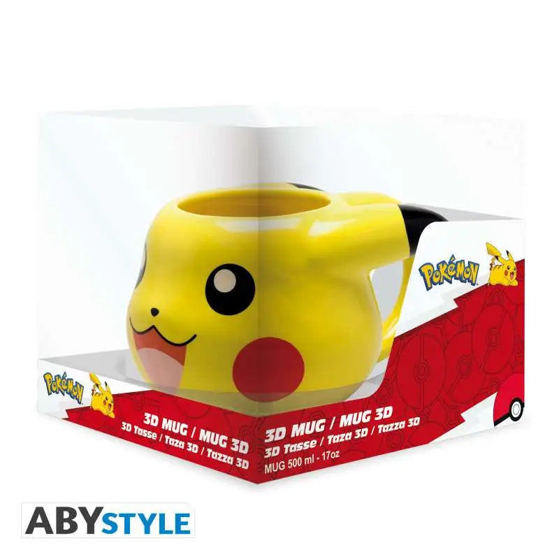Taza 3d pokemon pikachu