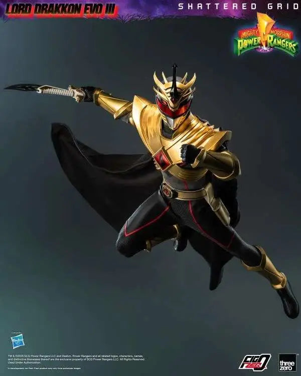 MMPR SHATTERED GRID LORD DRAKKON EVO III 1/6 AF