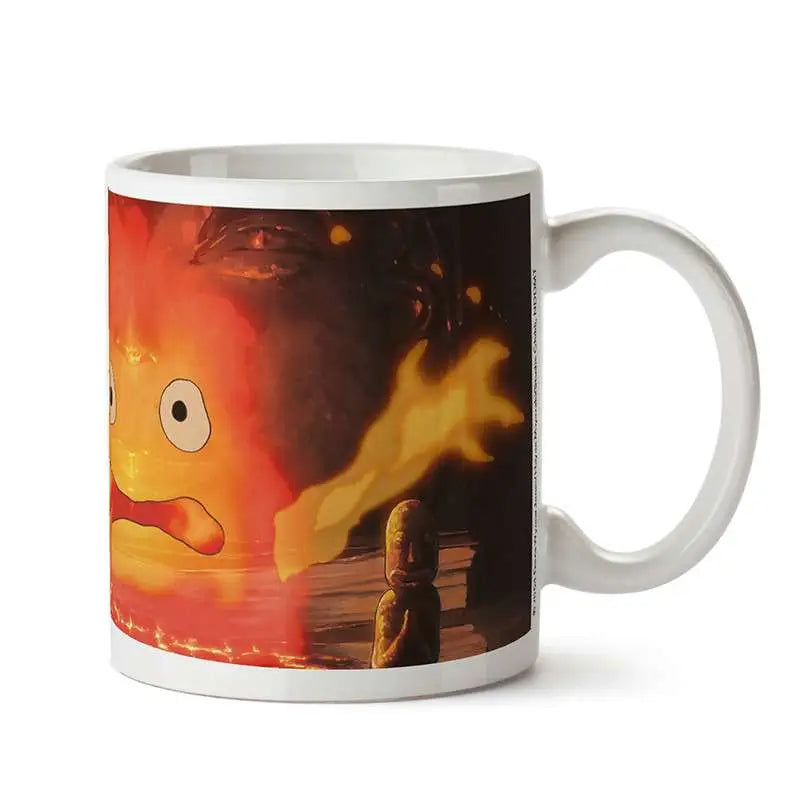 El castillo ambulante Ponyo Taza Calcifer