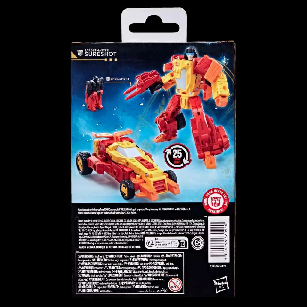 TRANSFORMERS AGE OF THE PRIMES SURESHOT ACTION Figura