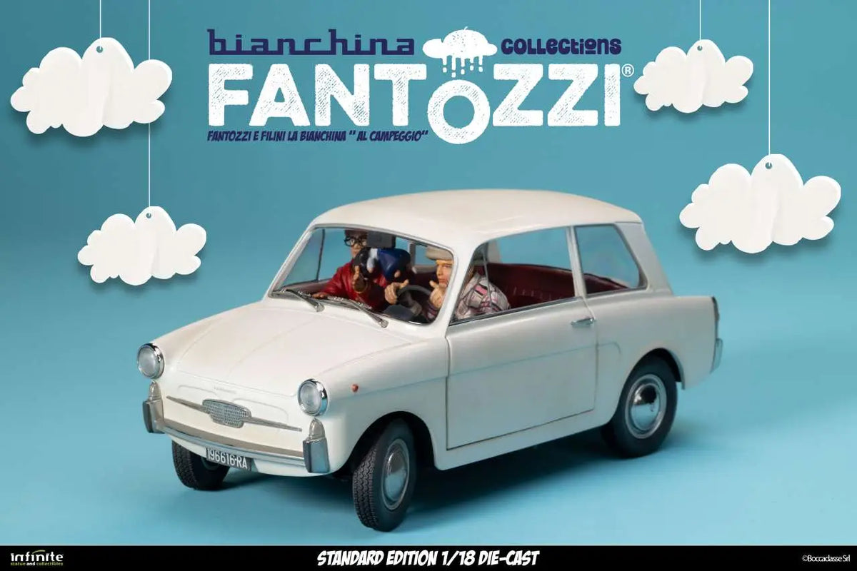 FANTOZZI E FILINI LA BIANCHINA AL CAMPEGGIO 1/18 DIE-CAST STANDARD EDITION Frikytopia