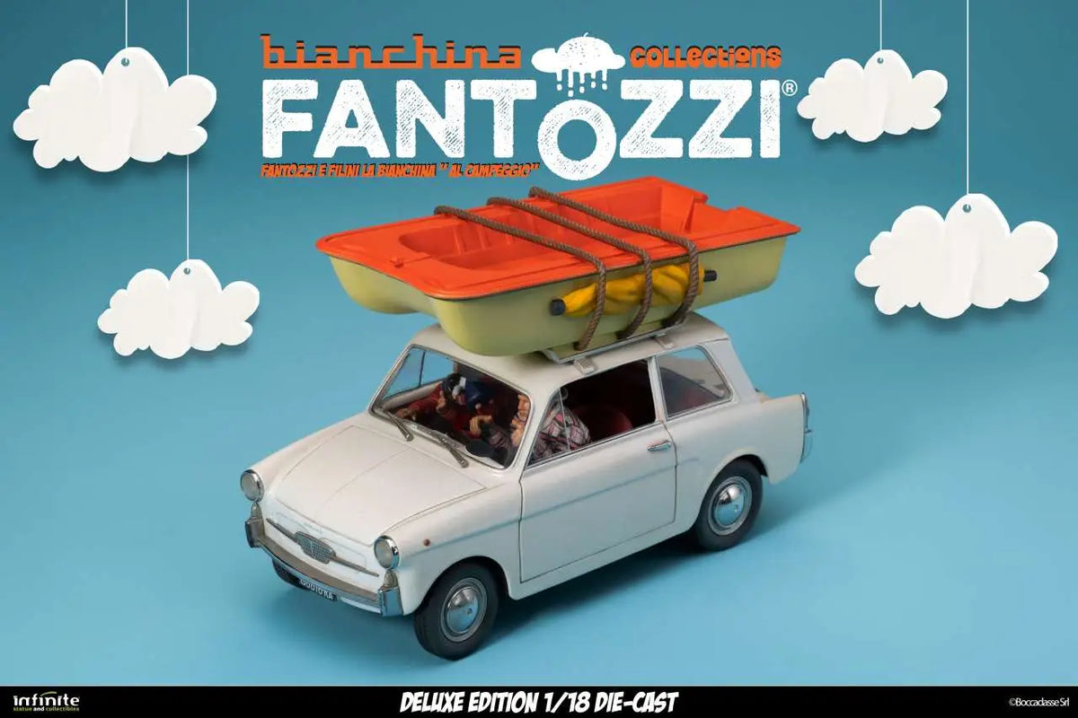 FANTOZZI E FILINI LA BIANCHINA AL CAMPEGGIO 1/18 DIE-CAST DELUXE EDITION Frikytopia