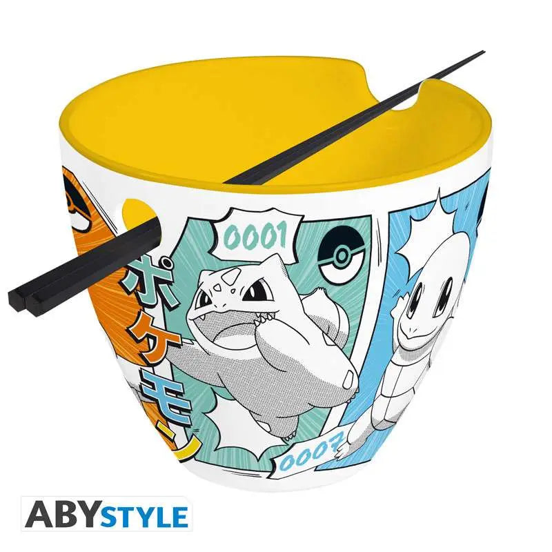 POKEMON RAMEN BOWL WITH CHOPSTICKS Frikytopia