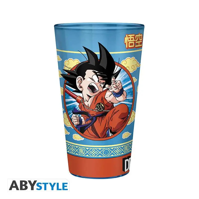 Vaso grande abystyle dragon ball goku y la nube voladora 400 ml