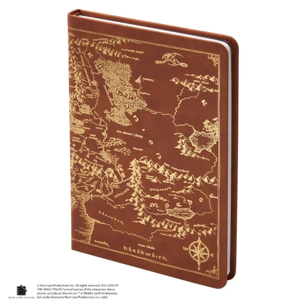 El Señor de los Anillos Diario de Map of Middle-Earth 240 páginas
