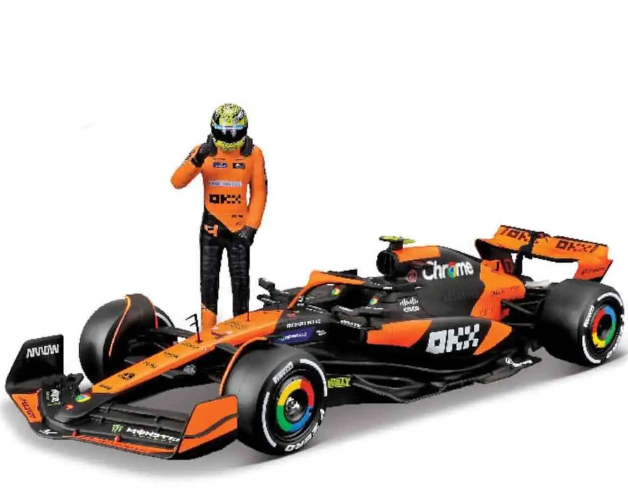 Coche Mclaren Norris MCL38 F1 metal