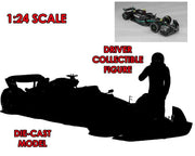 F1 MERCEDES W14 E PERFOMANCE 2023 WITH HAMILTON Figura - 1:24 DIE-CAST MODEL