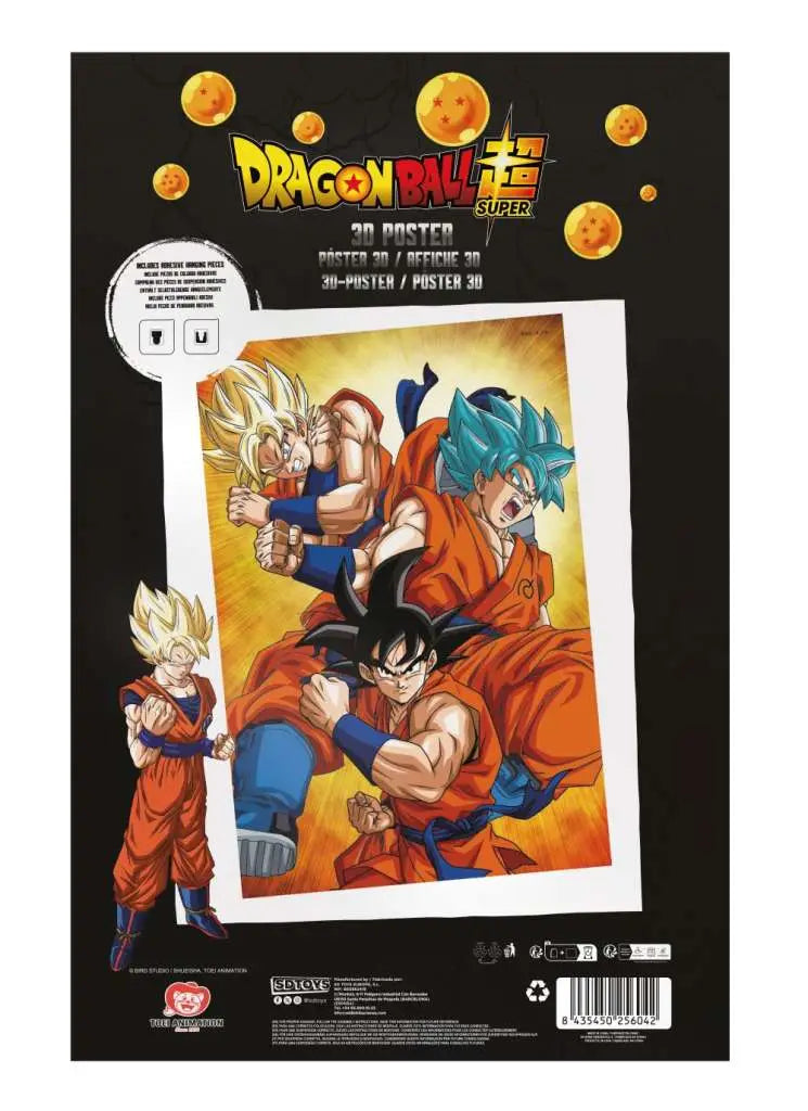Poster 3D Champa Goku States Dragon Ball Super