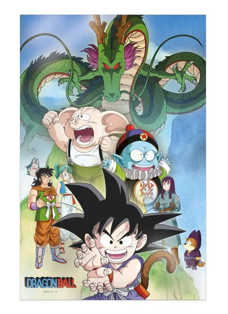 Poster 3D Shenron and Heroes Dragon Ball Super