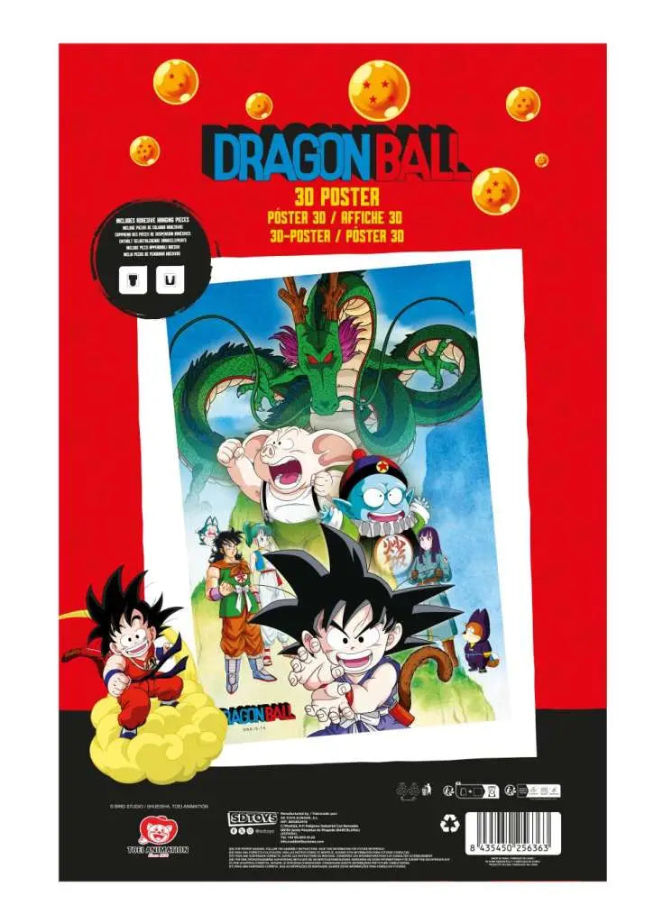 Poster 3D Shenron and Heroes Dragon Ball Super