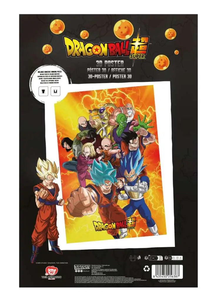 Póster 3D Universal Survival Heroes Dragon Ball Super