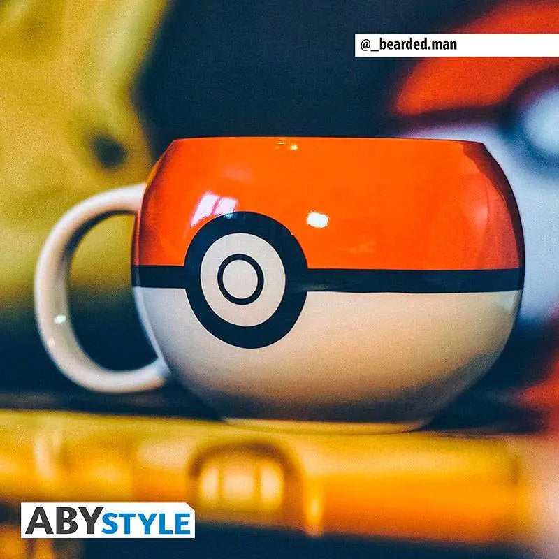 Taza 3d abystyle pokemon pokeball