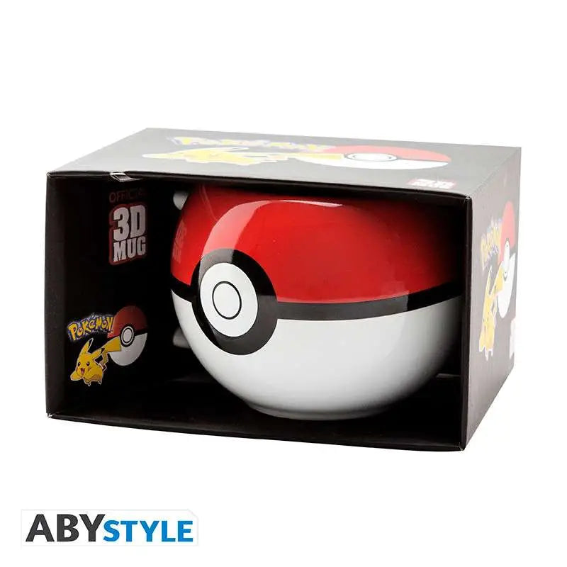 Taza 3d abystyle pokemon pokeball