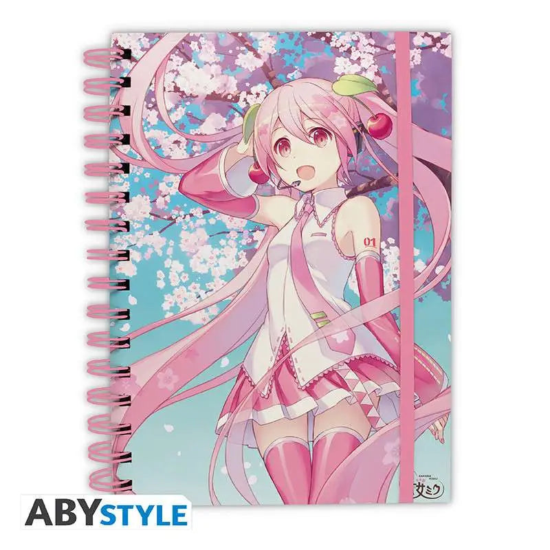 HATSUNE MIKU CHERRY BLOSSOM Libreta A5