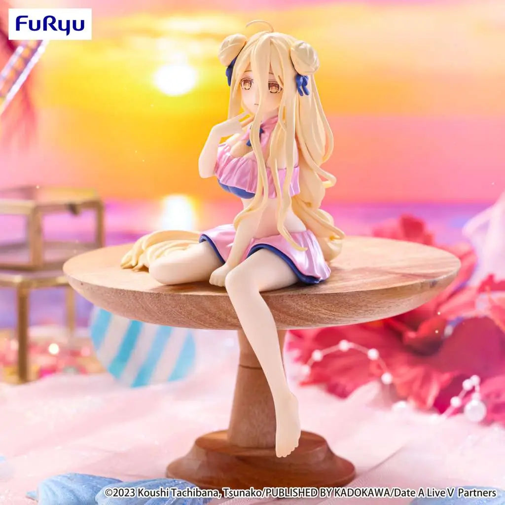 DATE A LIVE V MUKURU SWIMSUIT PASTEL PINK NOODLE STOPPER Figura